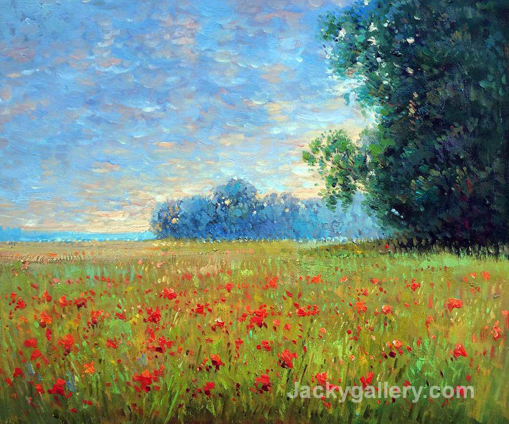 Oat Fields by Claude Monet paintings reproduction
